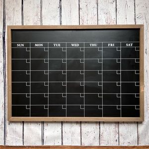 Blackboard Chalk Calendar